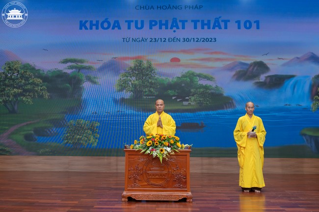 Opening the 101st Seven - Day Retreat