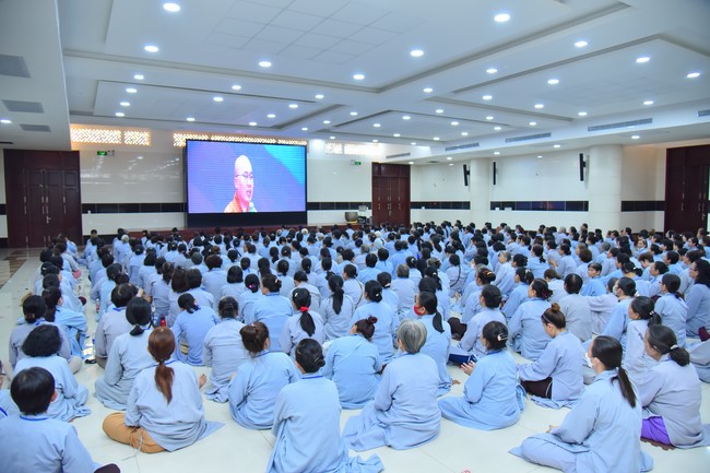 Dharma talk Don't sell our life cheap in the 101st Seven-day Retreat