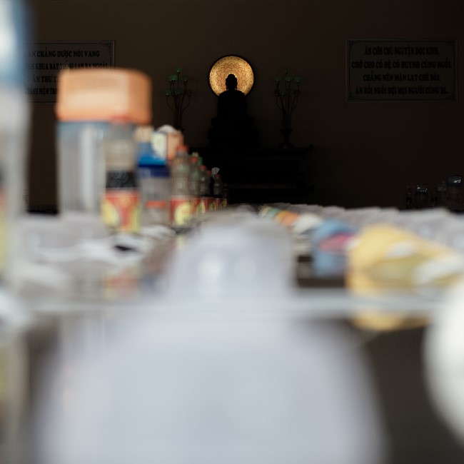 Dharma talk Contemplating of the Buddha statue to recite His name in the 101st Seven-day Retreat