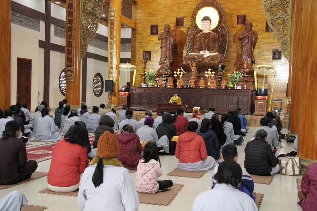 Chùa Giai Lam - Hà Tĩnh: Tu niệm Phật một ngày và Tổng kết Phật sự năm 2023.