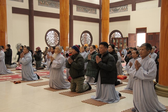 Chùa Giai Lam - Hà Tĩnh: Tu niệm Phật một ngày và Tổng kết Phật sự năm 2023.