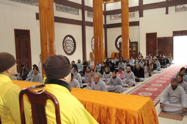 Chùa Giai Lam - Hà Tĩnh: Tu niệm Phật một ngày và Tổng kết Phật sự năm 2023.