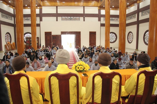 Chùa Giai Lam - Hà Tĩnh: Tu niệm Phật một ngày và Tổng kết Phật sự năm 2023.