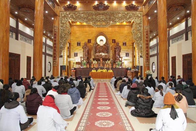 Chùa Giai Lam - Hà Tĩnh: Tu niệm Phật một ngày và Tổng kết Phật sự năm 2023.