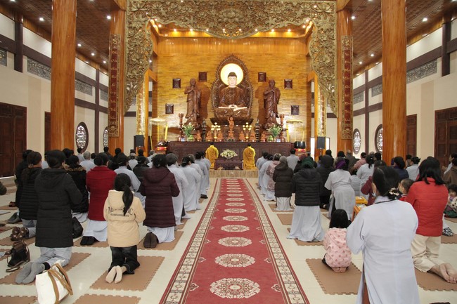 Chùa Giai Lam - Hà Tĩnh: Tu niệm Phật một ngày và Tổng kết Phật sự năm 2023.