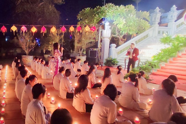 One- Day Practice and Candle Lighting Ritual to commemorate Amitabha’s Buddha at Tay Khanh Temple in Thai Binh