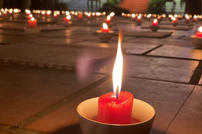 One- Day Practice and Candle Lighting Ritual to commemorate Amitabha’s Buddha at Tay Khanh Temple in Thai Binh