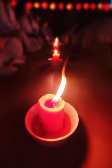 One- Day Practice and Candle Lighting Ritual to commemorate Amitabha’s Buddha at Tay Khanh Temple in Thai Binh