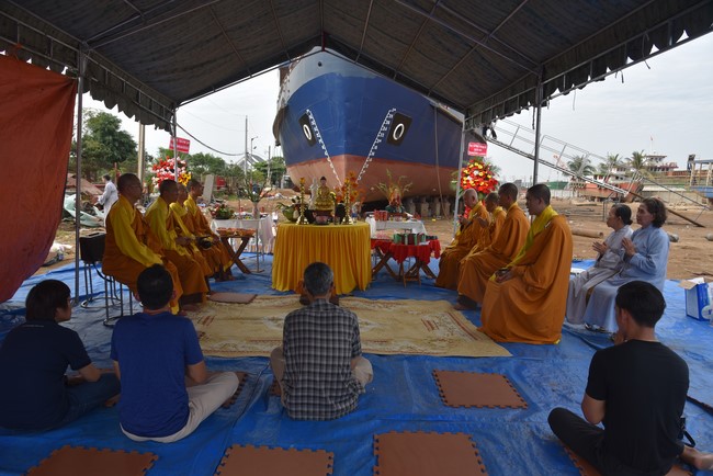RV Mekong Explorer ship’s launching ceremony in Đồng Nai by Charity Board