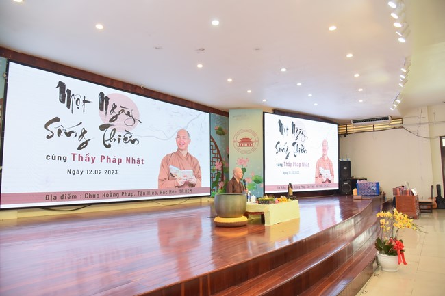 Khóa tu “Một ngày sống thiền” cùng thầy Pháp Nhật