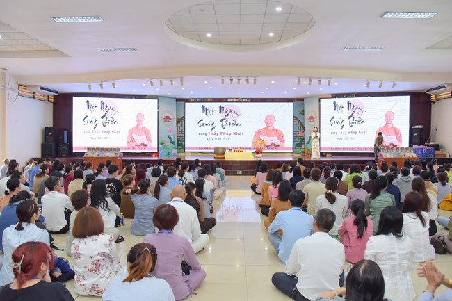 Khóa tu “Một ngày sống thiền” cùng thầy Pháp Nhật