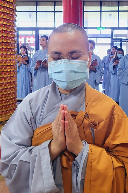 The Great Ceremony of Peaceful Prayers for the Lunar New Year of the Rabbit at Lingyin Temple, Taiwan.