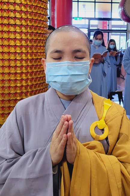 The Great Ceremony of Peaceful Prayers for the Lunar New Year of the Rabbit at Lingyin Temple, Taiwan.