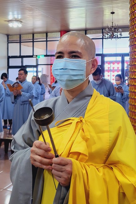 The Great Ceremony of Peaceful Prayers for the Lunar New Year of the Rabbit at Lingyin Temple, Taiwan.