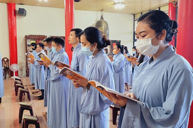 The Great Ceremony of Peaceful Prayers for the Lunar New Year of the Rabbit at Lingyin Temple, Taiwan.