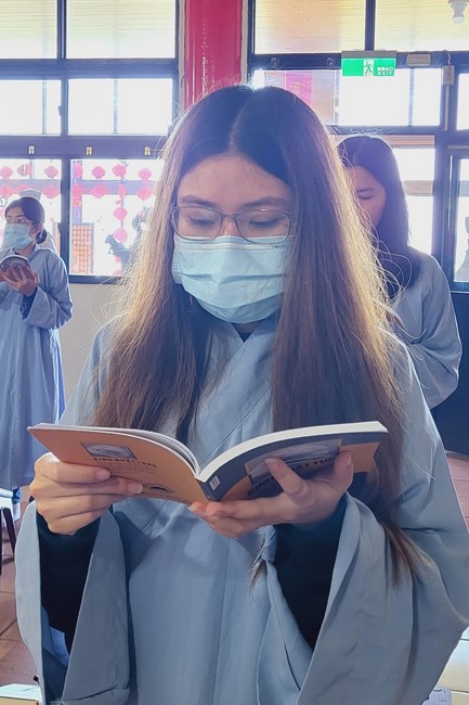 The Great Ceremony of Peaceful Prayers for the Lunar New Year of the Rabbit at Lingyin Temple, Taiwan.