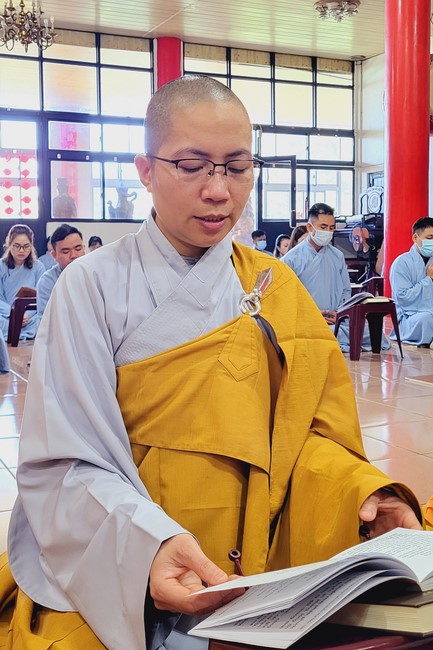 The Great Ceremony of Peaceful Prayers for the Lunar New Year of the Rabbit at Lingyin Temple, Taiwan.