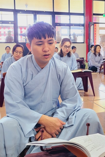 The Great Ceremony of Peaceful Prayers for the Lunar New Year of the Rabbit at Lingyin Temple, Taiwan.