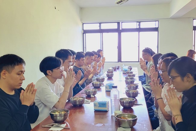 The Great Ceremony of Peaceful Prayers for the Lunar New Year of the Rabbit at Lingyin Temple, Taiwan.
