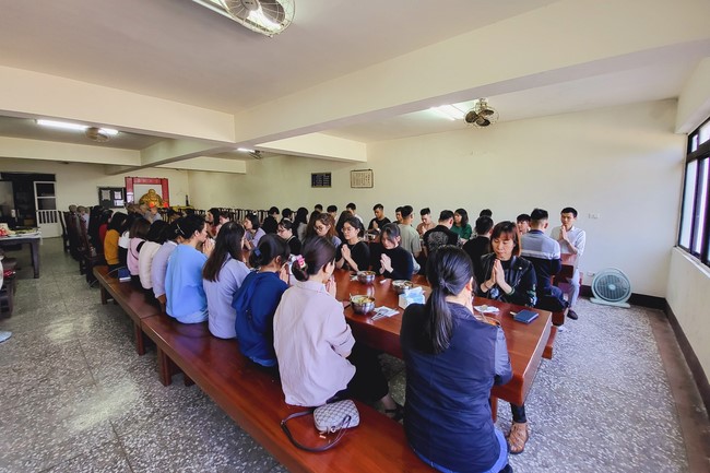 The Great Ceremony of Peaceful Prayers for the Lunar New Year of the Rabbit at Lingyin Temple, Taiwan.
