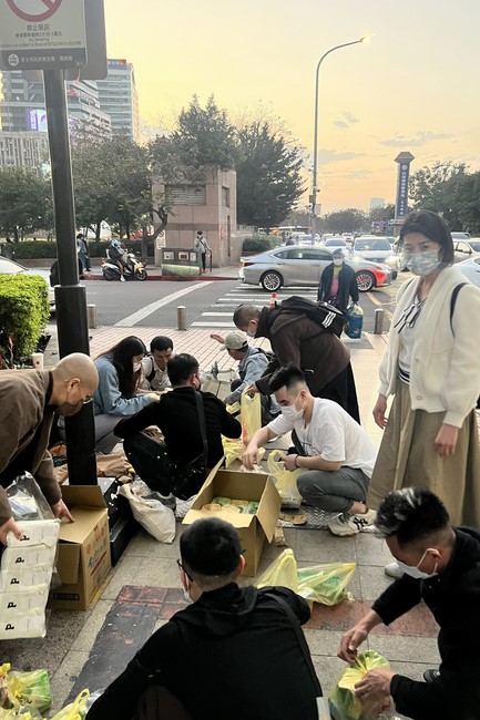 The Great Ceremony of Peaceful Prayers for the Lunar New Year of the Rabbit at Lingyin Temple, Taiwan.