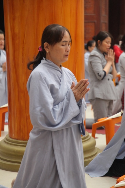 Repentance ceremony on Jan. 29th, Year of the Cat at Giai Lam Temple – Ha Tinh