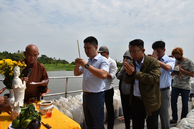 The Rite of Releasing creatures and Praying for Peace at Toan Phat Irradiation Company Limited, Long An