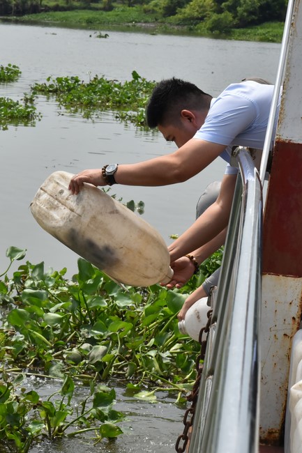 The Rite of Releasing creatures and Praying for Peace at Toan Phat Irradiation Company Limited, Long An