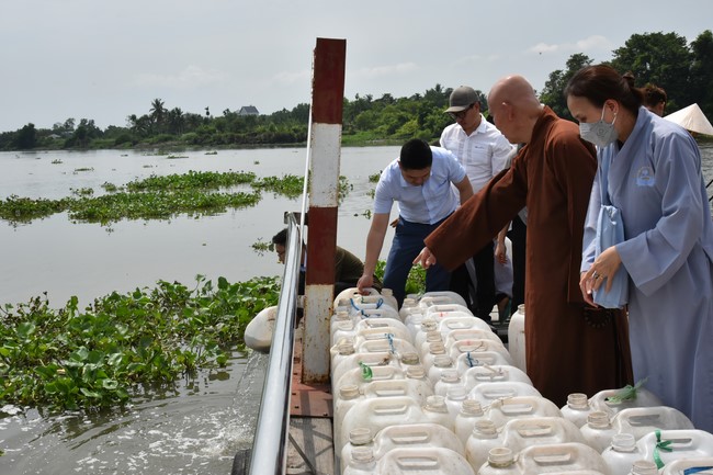 The Rite of Releasing creatures and Praying for Peace at Toan Phat Irradiation Company Limited, Long An
