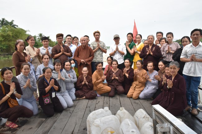 The Rite of Releasing creatures and Praying for Peace at Toan Phat Irradiation Company Limited, Long An