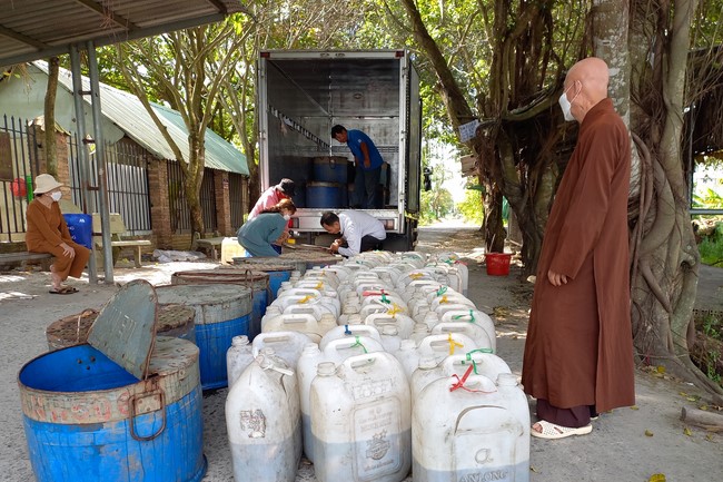 The Rite of Releasing creatures and Praying for Peace at Toan Phat Irradiation Company Limited, Long An
