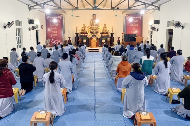 The  Leaving-home commemoration of Bodhisattva Siddhartha at Dong Cao pagoda