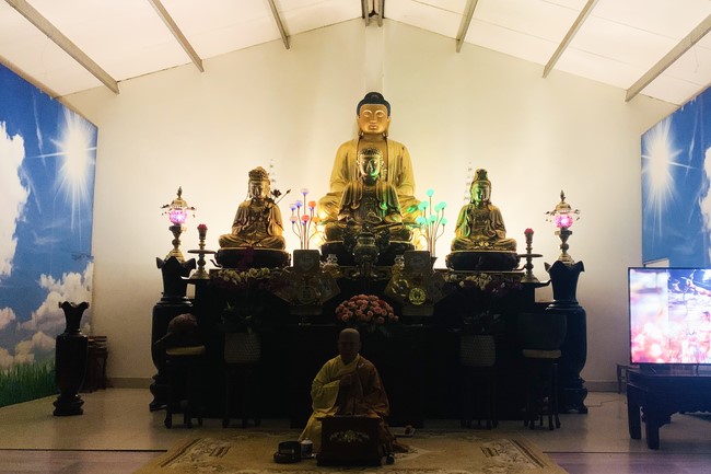 The  Leaving-home commemoration of Bodhisattva Siddhartha at Dong Cao pagoda