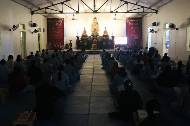 The  Leaving-home commemoration of Bodhisattva Siddhartha at Dong Cao pagoda