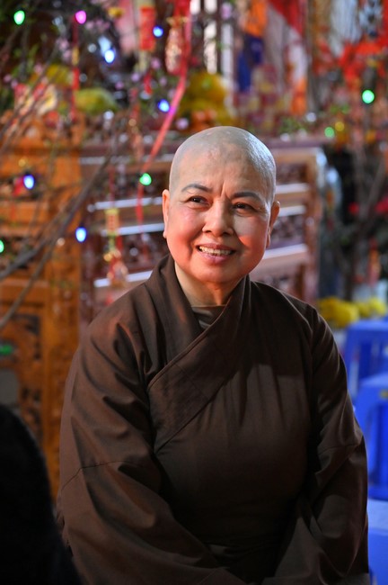 Preaching dharma at Son Phap pagoda in the sixth day of propagation trip in the Northern