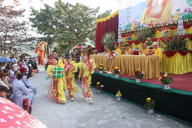 The Ceremony of Peaceful Prayers at Tieu Dao Pagoda – Quang Ninh in early 2023.