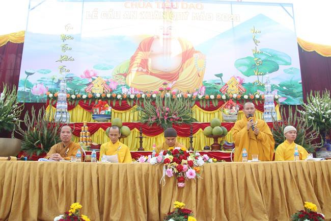 The Ceremony of Peaceful Prayers at Tieu Dao Pagoda – Quang Ninh in early 2023.