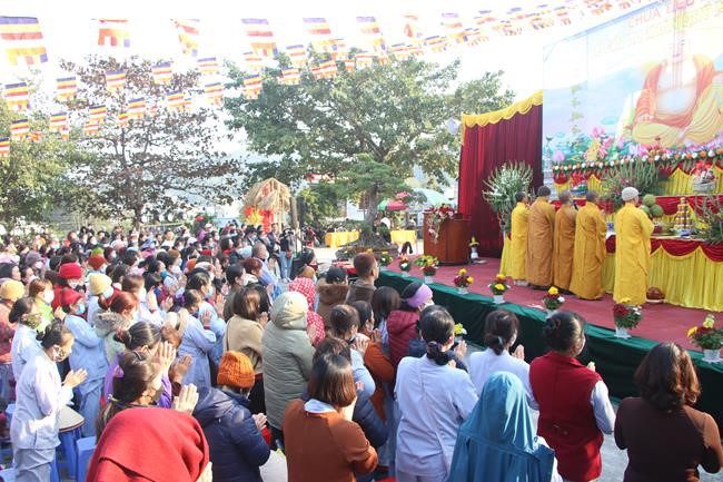 The Ceremony of Peaceful Prayers at Tieu Dao Pagoda – Quang Ninh in early 2023.