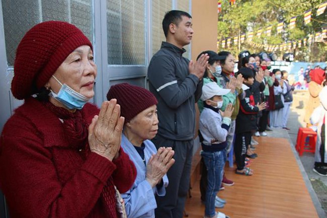 The Ceremony of Peaceful Prayers at Tieu Dao Pagoda – Quang Ninh in early 2023.