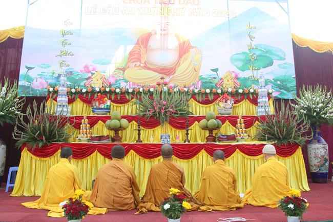 The Ceremony of Peaceful Prayers at Tieu Dao Pagoda – Quang Ninh in early 2023.