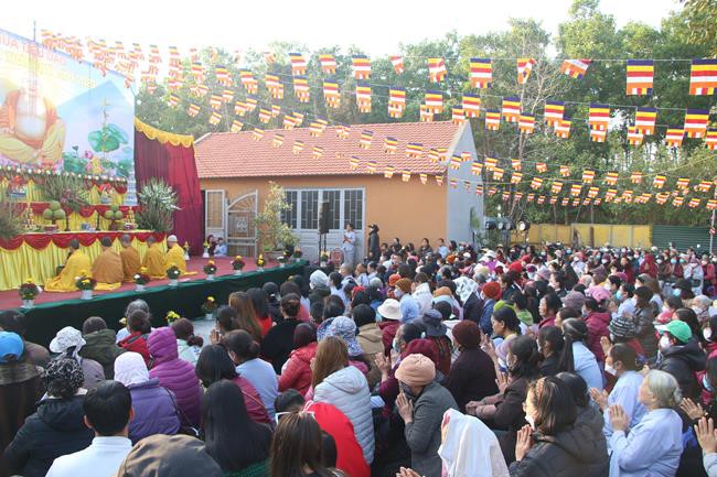 The Ceremony of Peaceful Prayers at Tieu Dao Pagoda – Quang Ninh in early 2023.