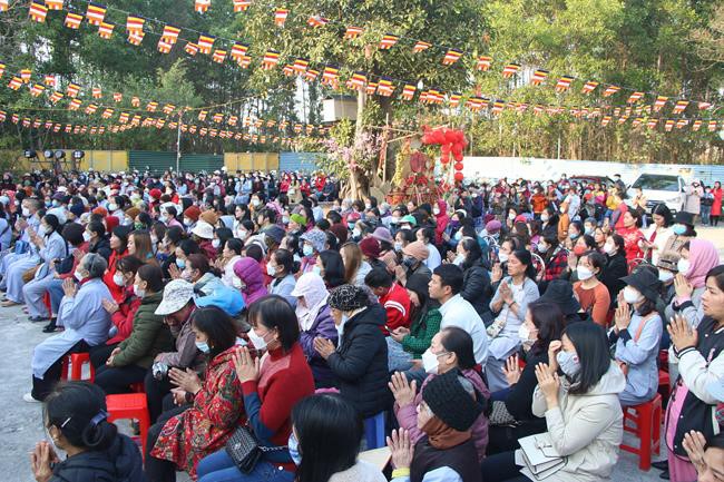 The Ceremony of Peaceful Prayers at Tieu Dao Pagoda – Quang Ninh in early 2023.