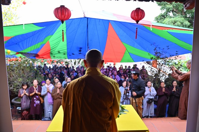 Preaching dharma at Co Tan pagoda and Ha Phu pagoda in the seventh day of propagation trip in the Northern