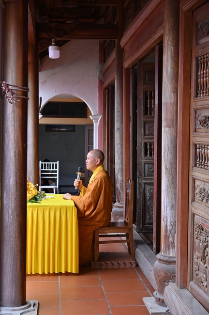 Preaching dharma at Co Tan pagoda and Ha Phu pagoda in the seventh day of propagation trip in the Northern