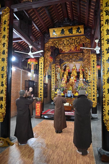 Preaching dharma at Co Tan pagoda and Ha Phu pagoda in the seventh day of propagation trip in the Northern