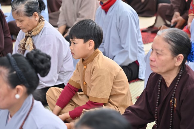 Preaching dharma at Co Tan pagoda and Ha Phu pagoda in the seventh day of propagation trip in the Northern