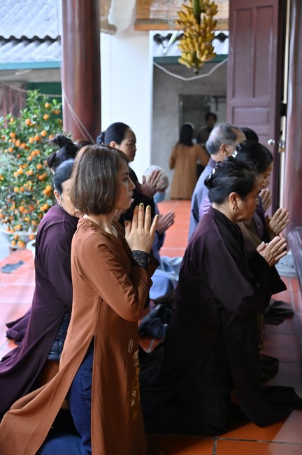 Preaching dharma at Co Tan pagoda and Ha Phu pagoda in the seventh day of propagation trip in the Northern