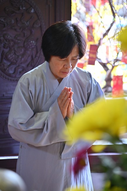 Preaching dharma at Co Tan pagoda and Ha Phu pagoda in the seventh day of propagation trip in the Northern