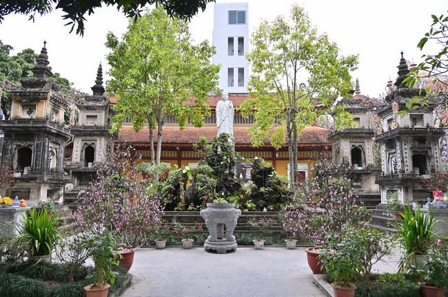 Preaching dharma at Co Tan pagoda and Ha Phu pagoda in the seventh day of propagation trip in the Northern