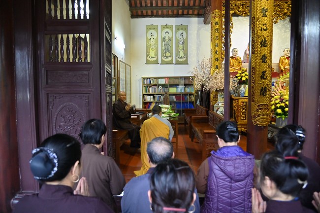 Preaching dharma at Co Tan pagoda and Ha Phu pagoda in the seventh day of propagation trip in the Northern